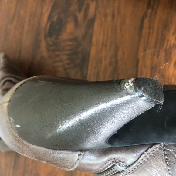 Jessica Simpson 2" High Heel Mid Calf Capry Boots Buckles SZ 7 - Picture 5 of 5